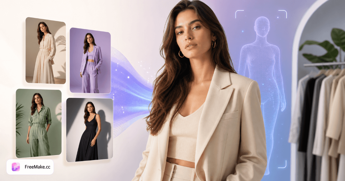 FreeMake AI Fashion Model Generator — Virtual Model Photos