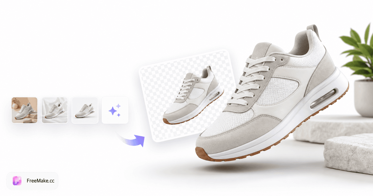 FreeMake KI-Produktbildgenerator — E-Commerce-Hauptbilder