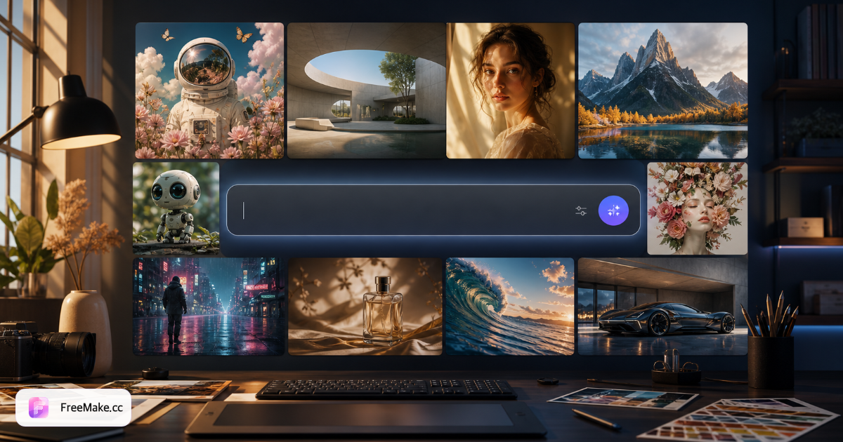 Free AI Image Generator — Daily Credits — Multi-Model Free | FreeMake.cc