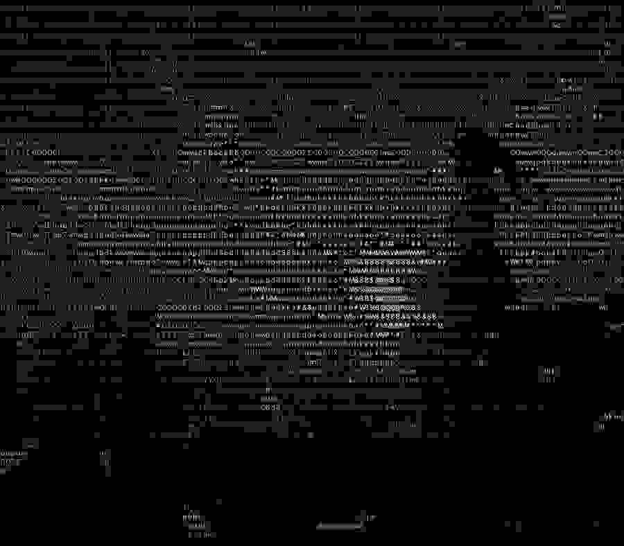 Illustration → high-detail text art ASCII art